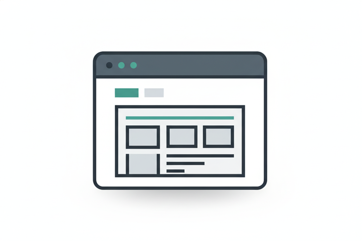 Website design icon